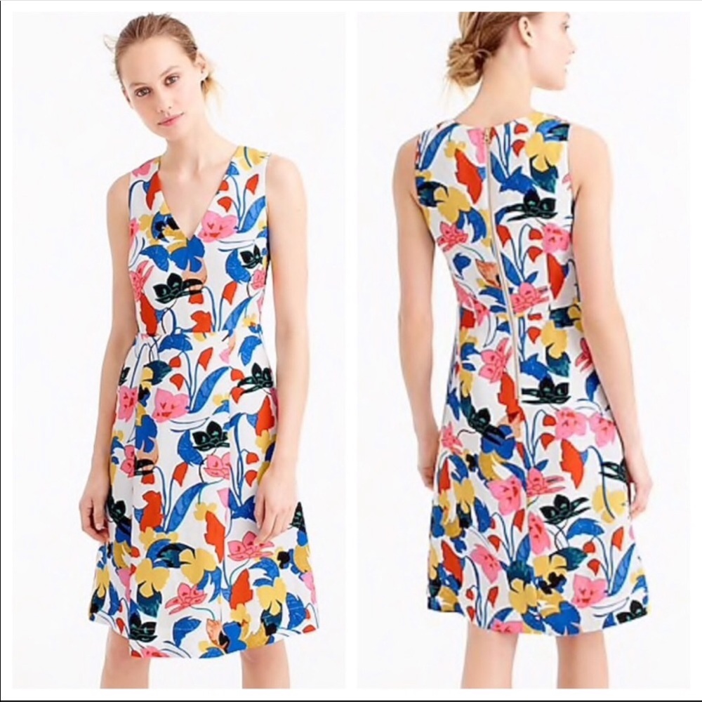 NWT J. Crew Morning Floral Dress Size 0